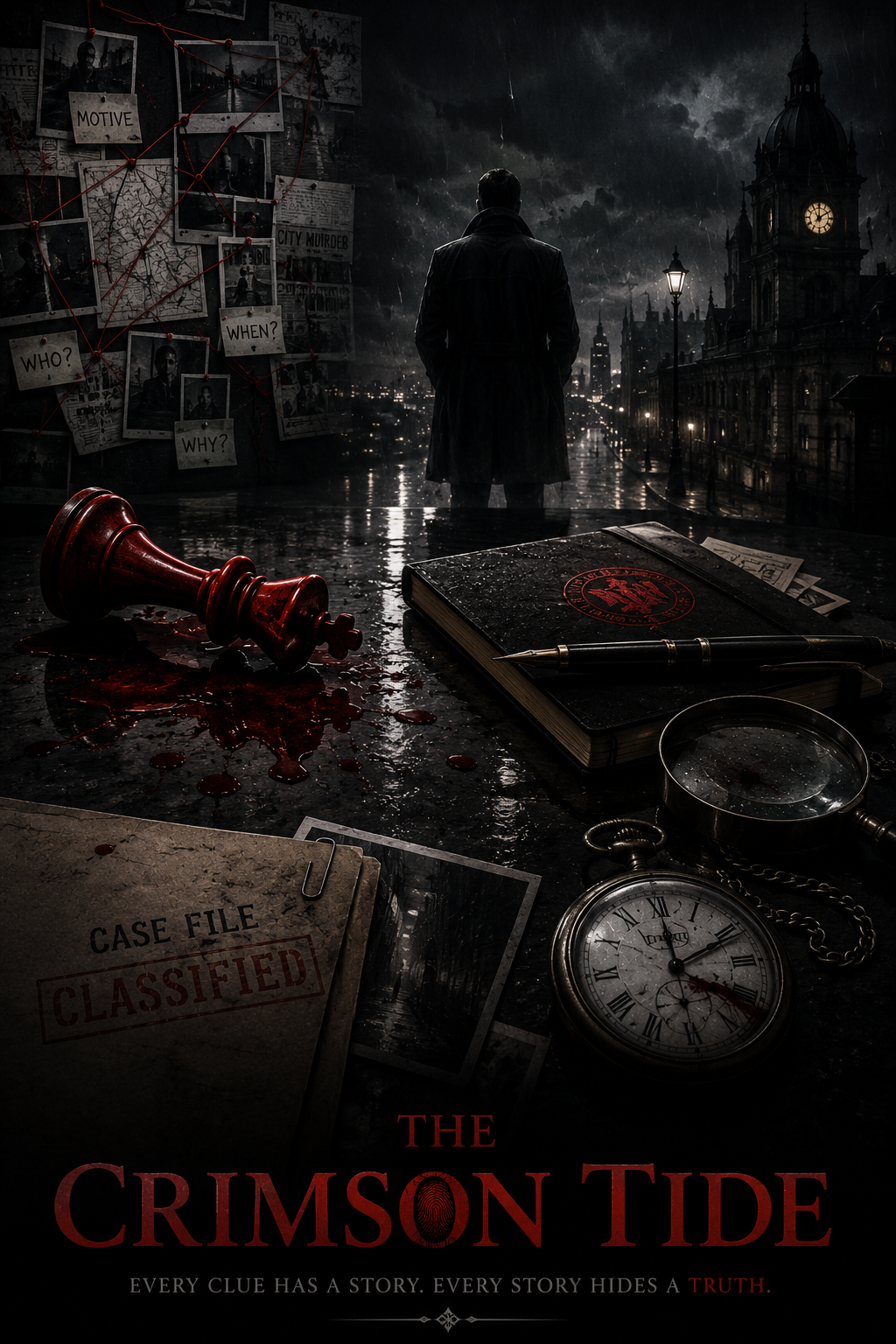 Dark Dispatch — cinematic mystery scene